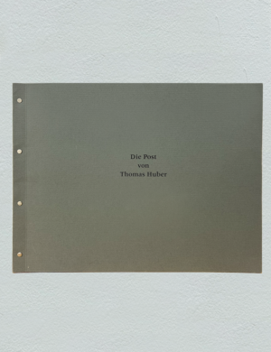 Thomas Huber Die Post art catalogue AKINCI galerie